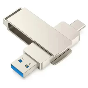 Unidade flash USB 2 em 1