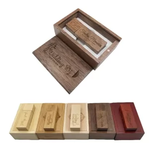 Confezione regalo in legno Chiavetta USB