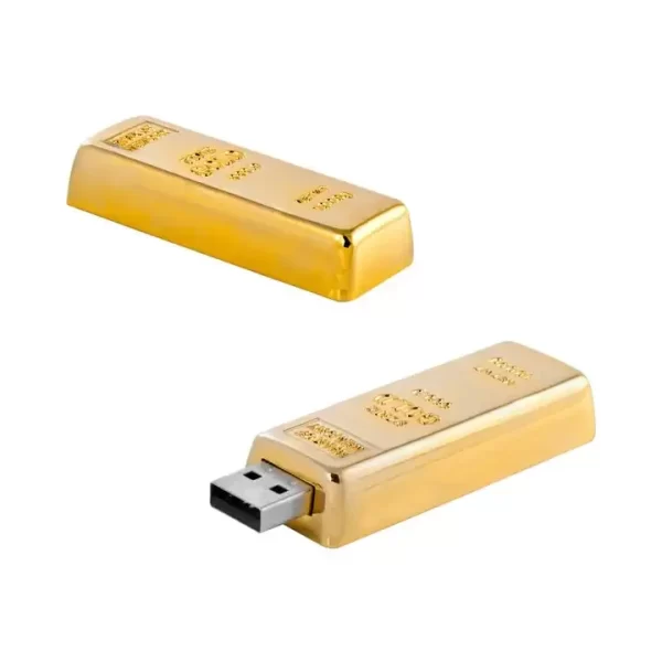 Gold bar flash drive
