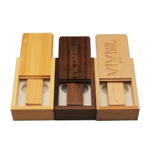Wooden gift flash drive