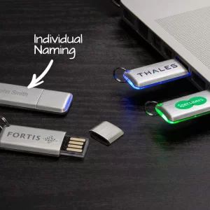 USB flash drive with LED light