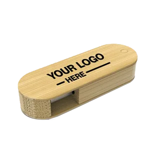 Поворотный деревянный USB-накопитель