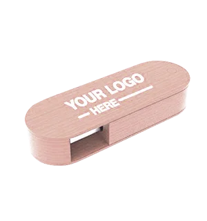 Поворотный деревянный USB-накопитель