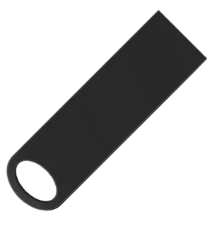 Black Metal USB flash drive