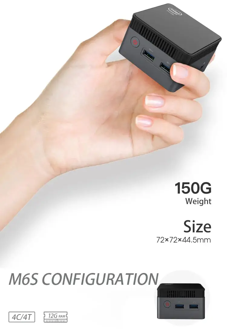 M6S N100 Mini PC