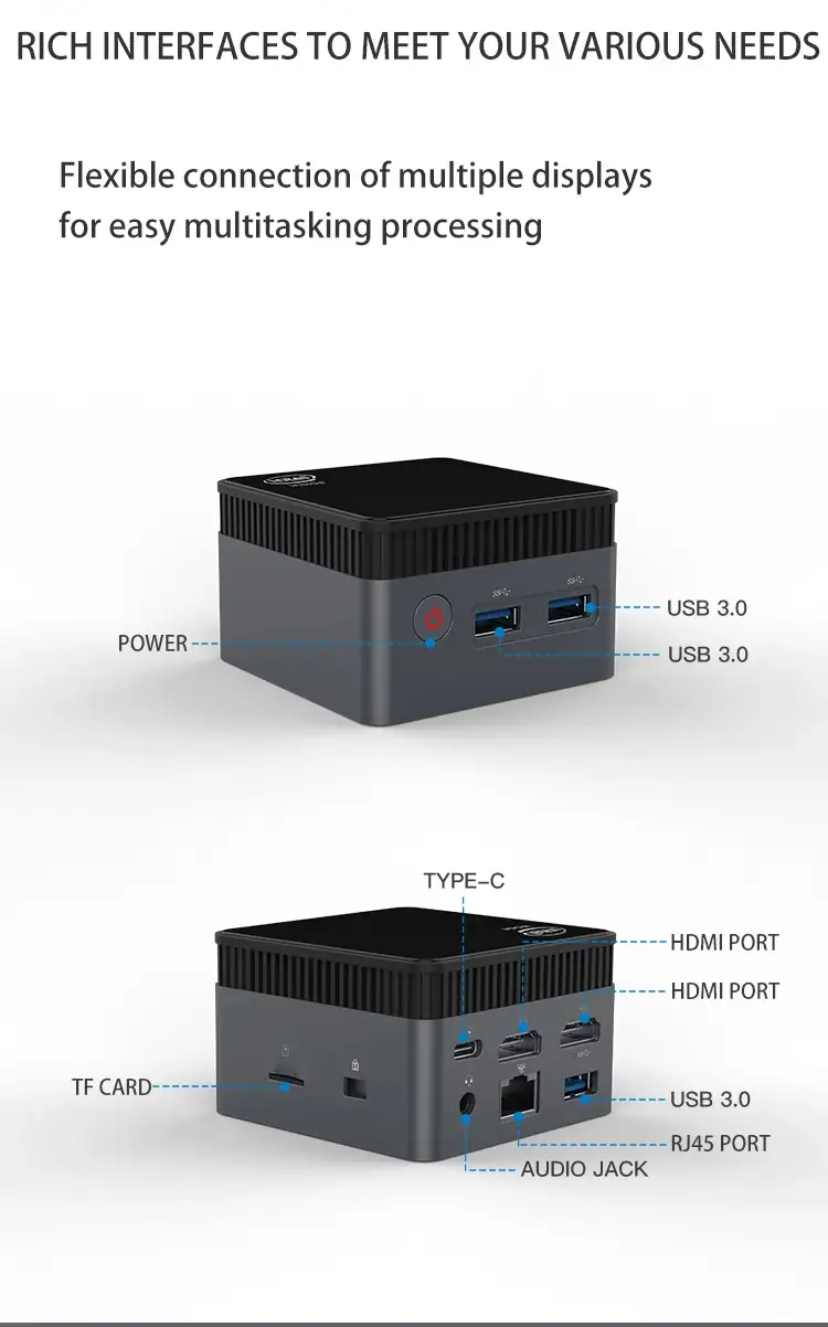 M6S N100 Mini PC