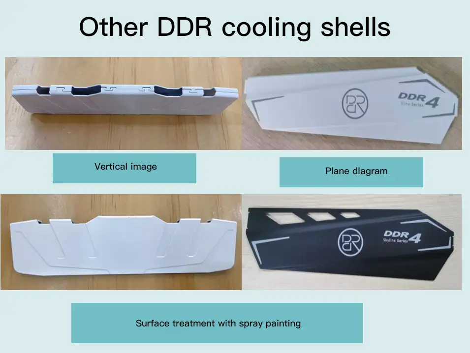 PC DDR RAM cooling kit