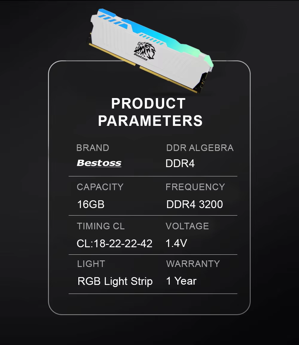 DDR RAM with RGB light