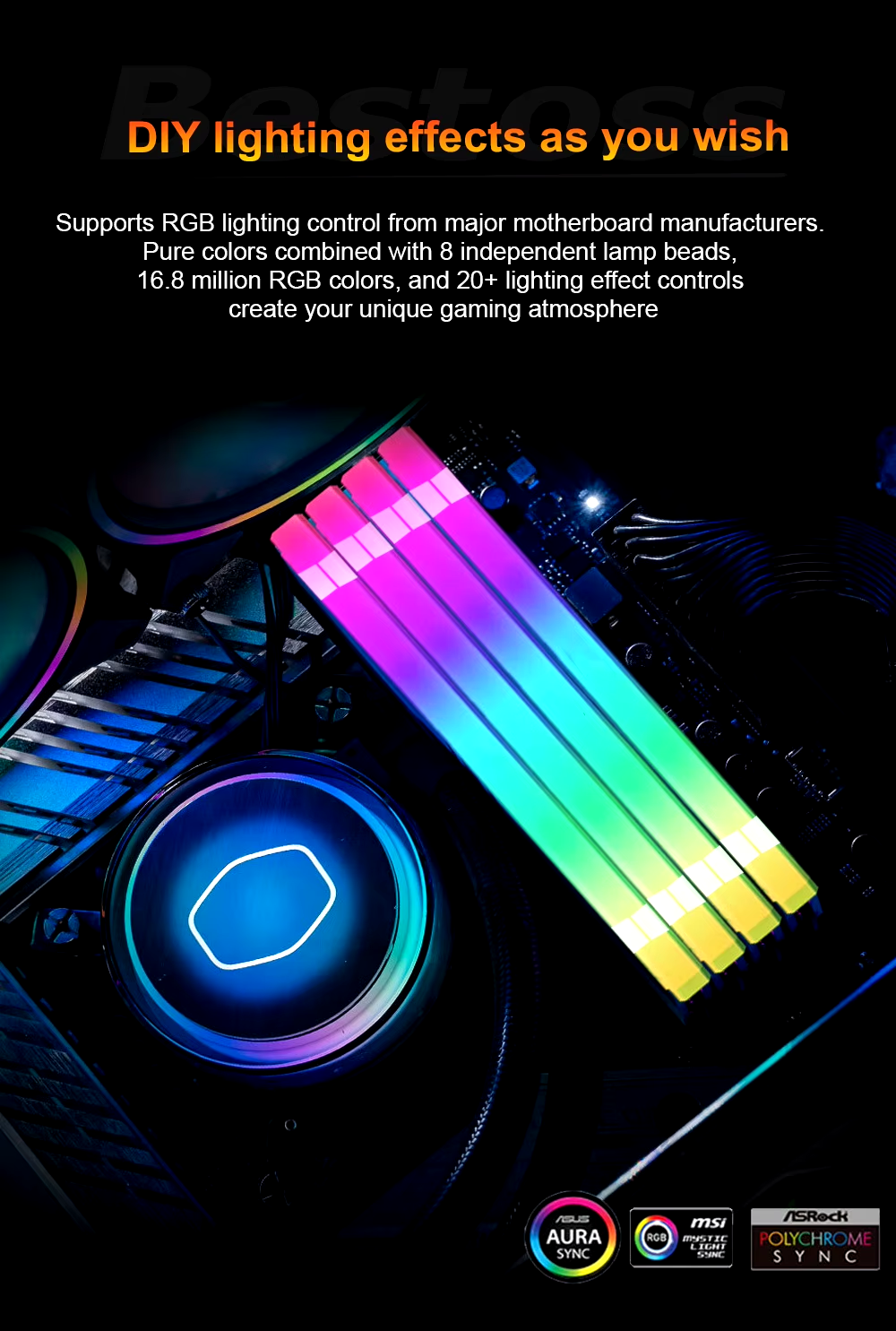 DDR RAM with RGB light