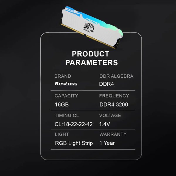 DDR RAM with RGB light